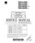 Сервисная инструкция Aiwa NSX-AJ200, NSX-AJ205, NSX-SZ200, NSX-SZ205