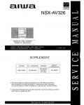 Сервисная инструкция Aiwa NSX-AV326