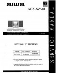 Сервисная инструкция Aiwa NSX-AV540