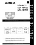 Сервисная инструкция Aiwa NSX-AV75, NSX-NMT50, NSX-NMT555