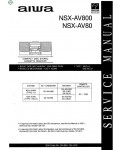 Сервисная инструкция Aiwa NSX-AV80, NSX-AV800