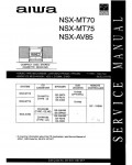 Сервисная инструкция Aiwa NSX-AV85, NSX-MT70, NSX-MT75
