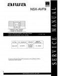 Сервисная инструкция Aiwa NSX-AVF9