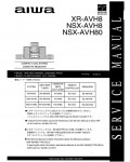 Сервисная инструкция Aiwa NSX-AVH8, NSX-AVH80