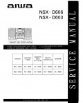 Сервисная инструкция AIWA NSX-D603, NSX-D606