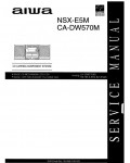 Сервисная инструкция AIWA NSX-E5M, CA-DW570M