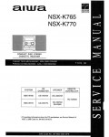 Сервисная инструкция AIWA NSX-K765, NSX-K770