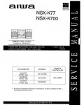 Сервисная инструкция AIWA NSX-K77, NSX-K700