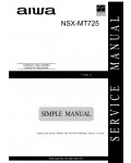 Сервисная инструкция Aiwa NSX-MT725