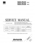 Сервисная инструкция AIWA NSX-RV25, NSX-RV28