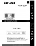 Сервисная инструкция AIWA NSX-S214
