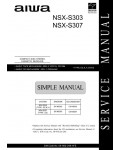 Сервисная инструкция Aiwa NSX-S303, NSX-S307