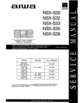 Сервисная инструкция Aiwa NSX-S30, NSX-S32, NSX-S33, NSX-S35, NSX-S36