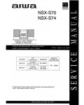 Сервисная инструкция Aiwa NSX-S70, NSX-S74