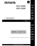 Сервисная инструкция Aiwa NSX-S888, NSX-S898