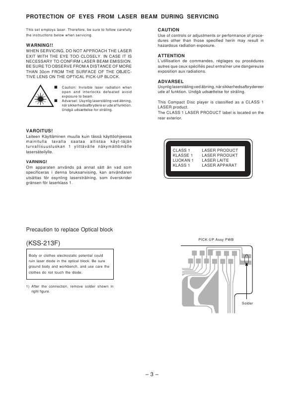 Сервисная инструкция AIWA NSX-SZ100