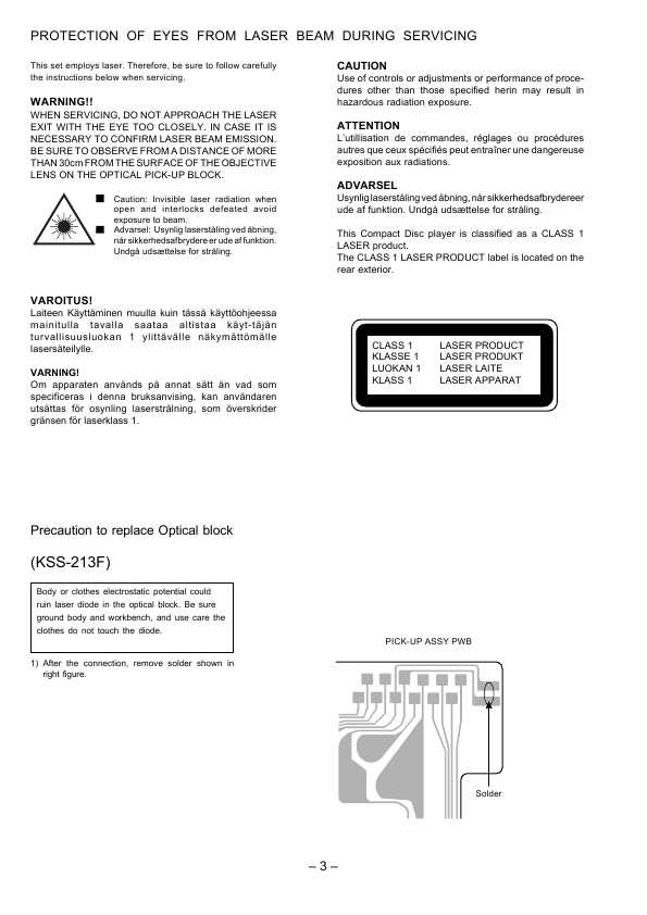 Сервисная инструкция Aiwa NSX-SZ200, NSX-SZ205