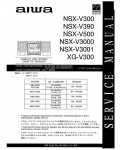 Сервисная инструкция AIWA NSX-V300, NSX-V390, NSX-V500, NSX-V3000, NSX-V3001, XG-V300