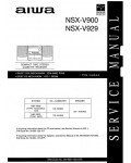 Сервисная инструкция Aiwa NSX-V900, NSX-V929