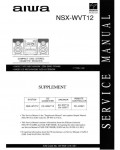 Сервисная инструкция AIWA NSX-WVT12