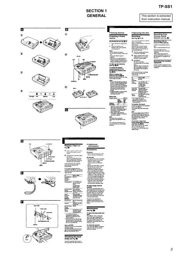 Сервисная инструкция Aiwa TP-SS1