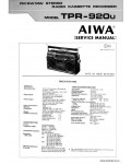 Сервисная инструкция AIWA TPR-920U