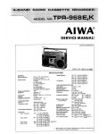 Сервисная инструкция Aiwa TPR-968E, TPR-968K