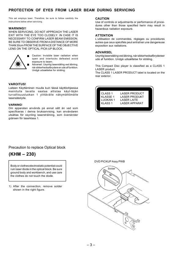 Сервисная инструкция Aiwa XD-DV10