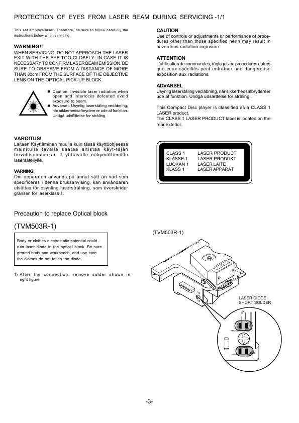 Сервисная инструкция Aiwa XD-DV520