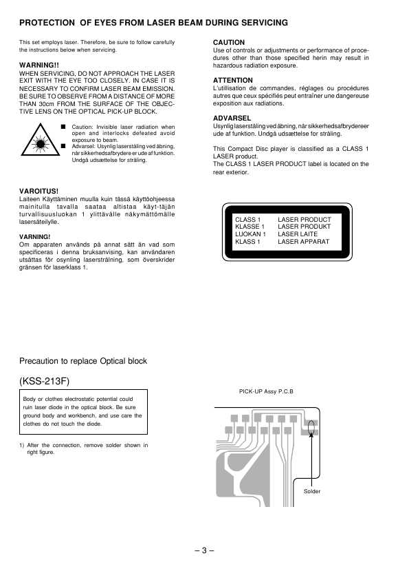 Сервисная инструкция Aiwa Z-L700, EZ, K