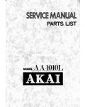 Сервисная инструкция Akai AA-1010L