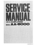 Сервисная инструкция AKAI AA-8000