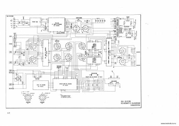 Сервисная инструкция AKAI AA-910, 910DB, SCH