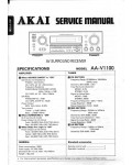 Сервисная инструкция AKAI AA-V1100