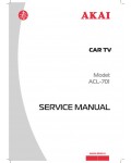 Сервисная инструкция Akai ACL-701