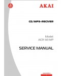 Сервисная инструкция Akai ACR-141MP