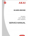Сервисная инструкция Akai ACR-46MP, ACR-46MPS