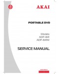 Сервисная инструкция Akai ADP-841, ADP-841M