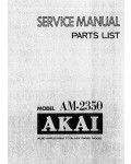Сервисная инструкция Akai AM-2350