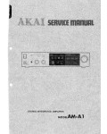 Сервисная инструкция Akai AM-A1