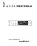 Сервисная инструкция Akai AM-A3