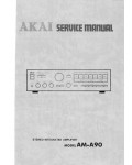 Сервисная инструкция Akai AM-A90