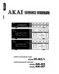 Сервисная инструкция Akai AM-M5, AM-M7, AT-M5