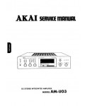 Сервисная инструкция Akai AM-U03