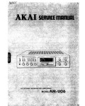 Сервисная инструкция Akai AM-U06