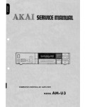 Сервисная инструкция Akai AM-U3