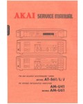 Сервисная инструкция Akai AM-U41, AM-U61, AT-S61