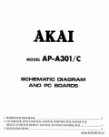 Сервисная инструкция AKAI AP-A301C