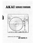 Сервисная инструкция Akai AP-Q310