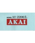 Сервисная инструкция AKAI AT-2200L